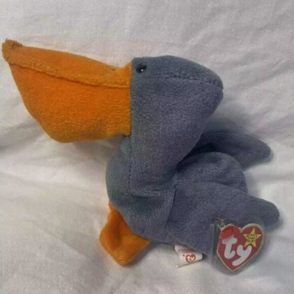 TY Scoop the Pelican Retired 1996 RARE Ty Beanie Baby, With Tag Errors - Picture 1 of 12